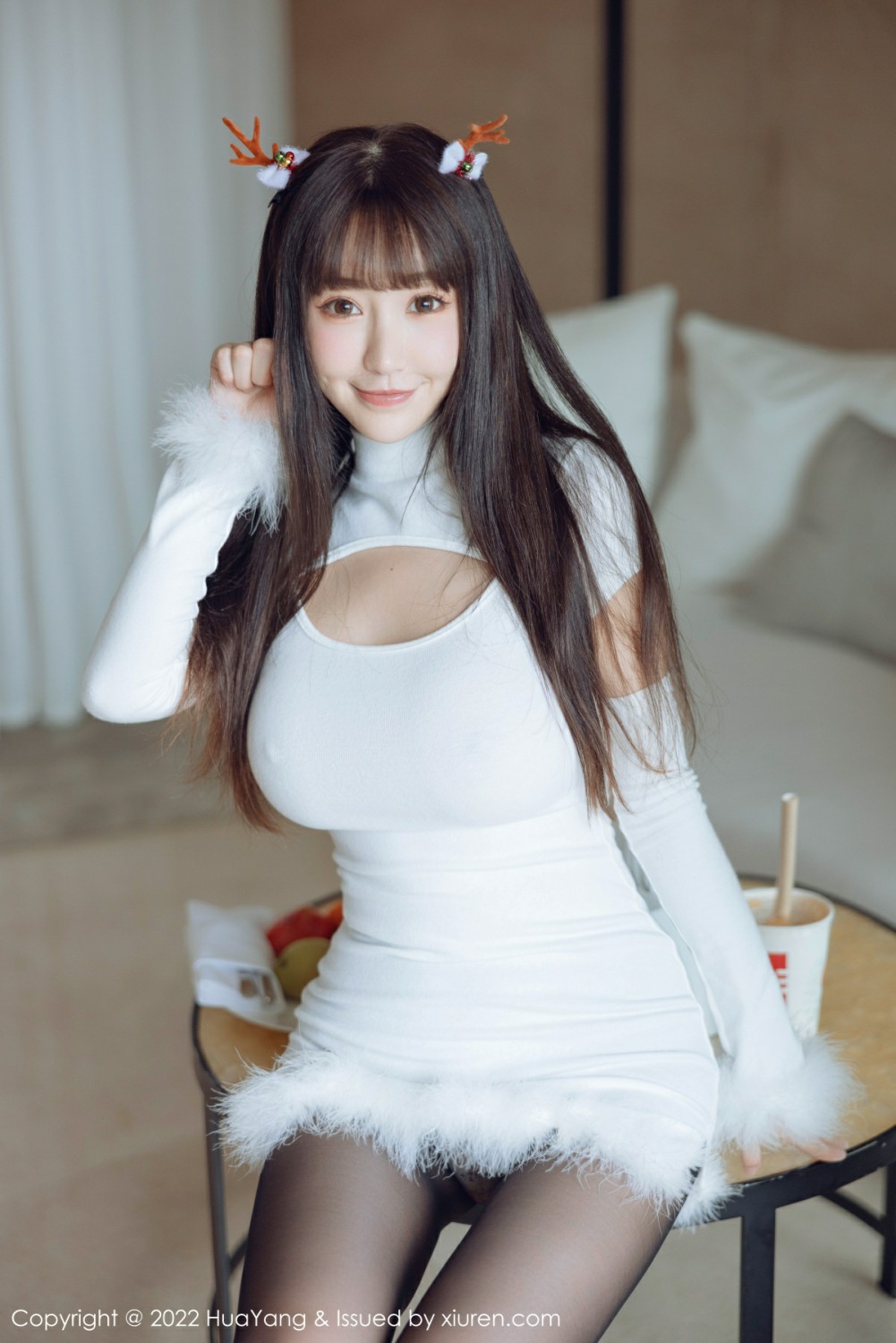 [HuaYang花漾写真] 2022.01.12 VOL.480 朱可儿Flora 诱人黑丝