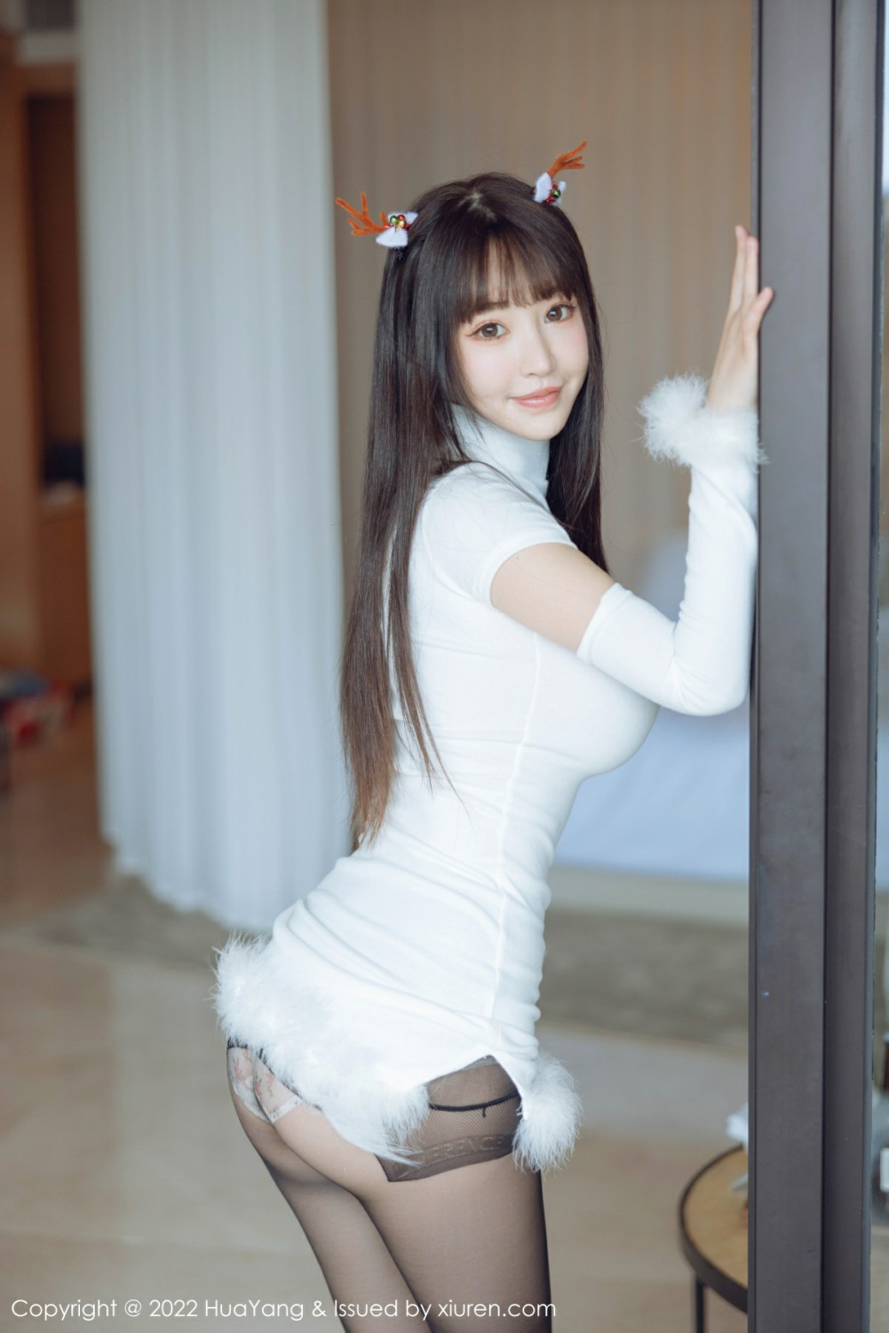 [HuaYang花漾写真] 2022.01.12 VOL.480 朱可儿Flora 诱人黑丝